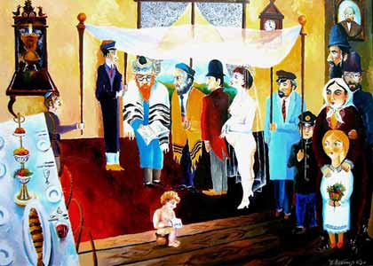 Aptist Ilja Kleiner "The Jewish wedding"