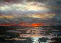 Maler Eugraph Paimanov "Sonnenuntergang"
