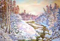 Artist Eugraph Paimanov "Winter"