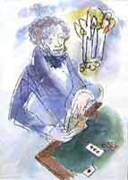 G.A.V. Traugot "A. S. Pushkin by playing cards"